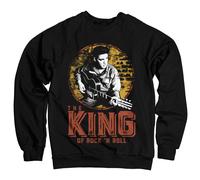 Licenza Ufficiale Elvis Presley - il Re Di Rock'N Rotolo Felpa S-XXL