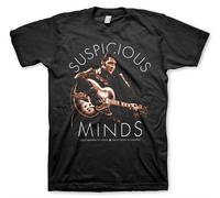 Licenza Ufficiale Elvis Presley - Suspicious Minds Uomo T-SHIRT S-XXL Taglie