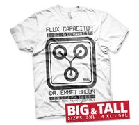 Licenza Ufficiale Flux Capacitor Grande & Alto 3XL, 4XL, 5XL Uomo T-Shirt