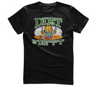 Licenza Ufficiale Garfield - Dieta Is " Die " con Una " T-Shirt