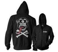 Licenza Ufficiale Gas Monkey Garage - Knockout Felpa con Cappuccio con Zip
