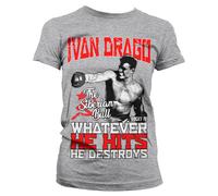Licenza Ufficiale Ivan Drago - Il Siberiano Bull Donna T-SHIRT S-XXL Taglie