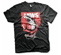 Licenza Ufficiale JAWS - Shark Fumo Uomo T-SHIRT S-XXL Taglie