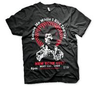 Licenza Ufficiale Jimi Hendrix - Live IN New York Uomo T-SHIRT S-XXL Taglie
