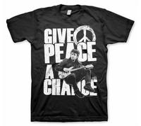 Licenza Ufficiale John Lennon - Give Pace A Possibilità Uomo T-SHIRT S-XXL