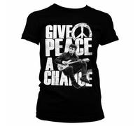 Licenza Ufficiale John Lennon- Give Pace Un Chance Donna T-SHIRT S-XXL Taglie
