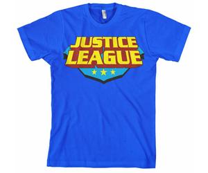 Licenza Ufficiale Justice League Classico Logo Uomo T-SHIRT S-XXL Taglie