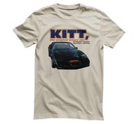Licenza Ufficiale Knight Rider - Kitt Supercar - The Smart Auto Maglietta Uomo