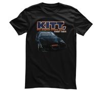 Licenza Ufficiale Knight Rider - Kitt Supercar - The Smart Auto Maglietta Uomo