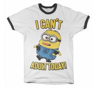Licenza Ufficiale Minions - i Can'T Adulti Oggi Baseball Suoneria T-SHIRT S-XXL