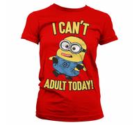 Licenza Ufficiale Minions - I Can'T Adulti Oggi Donna T-SHIRT S-XXL Taglie