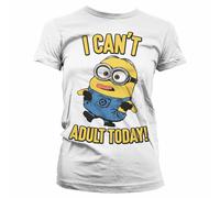 Licenza Ufficiale Minions - I Can'T Adulti Oggi Donna T-SHIRT S-XXL Taglie