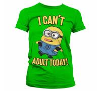 Licenza Ufficiale Minions - I Can'T Adulti Oggi Donna T-SHIRT S-XXL Taglie