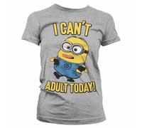 Licenza Ufficiale Minions - I Can'T Adulti Oggi Donna T-SHIRT S-XXL Taglie