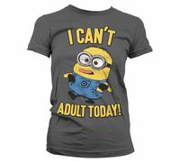 Licenza Ufficiale Minions - I Can'T Adulti Oggi Donna T-SHIRT S-XXL Taglie