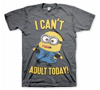 Licenza Ufficiale Minions - I Can'T Adulti Oggi Uomo T-SHIRT S-XXL Taglie