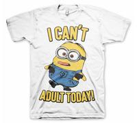 Licenza Ufficiale Minions - I Can'T Adulti Oggi Uomo T-SHIRT S-XXL Taglie