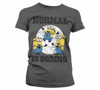 Licenza Ufficiale Minions - Normale Life Is Noioso Donna T-SHIRT S-XXL Taglie