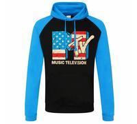 Licenza Ufficiale MTV Affliggere Usa-Flag Baseball Cappuccio S-XXL Taglie
