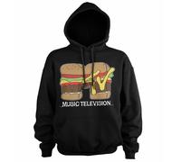 Licenza Ufficiale MTV Hamburger Felpa con Cappuccio S-XXL Taglie