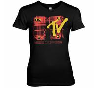 Licenza Ufficiale Plaid MTV Donna T-SHIRT S-XXL Taglie