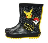Licenza Ufficiale Pokemon Pikachu 0025 Bambini Gomma Fulmine PVC Pioggia Stivali