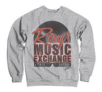 Licenza Ufficiale Ray's Music Exchange - blus Brothers Felpa (Grigio Chiaro) Medium