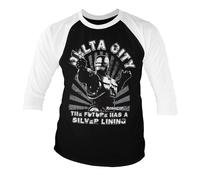 Licenza Ufficiale Robocop - Delta Città Baseball 3/4 Manica T-SHIRT S-XXL Taglie