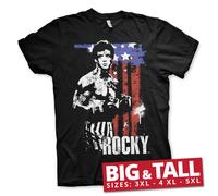 Licenza Ufficiale ROCKY - Bandiera Americana Grande & Alto 3XL, 4XL, 5XL Taglie