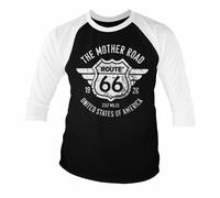 Licenza Ufficiale Route 66 - The Mother Strada Baseball 3/4 Manica T-SHIRT S-XXL