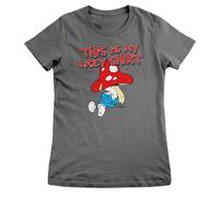 Licenza Ufficiale Smurfs - The This Is My Pigro Camicia Donna T-Shirt