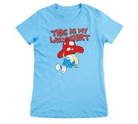 Licenza Ufficiale Smurfs - The This Is My Pigro Camicia Donna T-Shirt