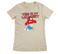 Licenza Ufficiale Smurfs - The This Is My Pigro Camicia Donna T-Shirt