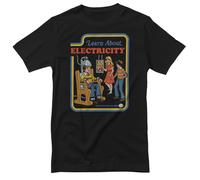 Licenza Ufficiale Steven Rhodes - Learn About Electricity T-Shirt