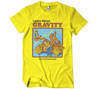 Licenza Ufficiale Steven Rhodes Learn About Gravità Uomo T-SHIRT S-XXL Taglie