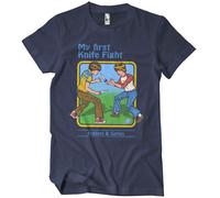 Licenza Ufficiale Steven Rhodes My First Knife Fight Uomo T-SHIRT S-XXL Taglie