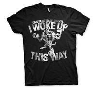 Licenza Ufficiale Tasmanian Diavolo - I Si Svegliò Up This Way Uomo Maglia (