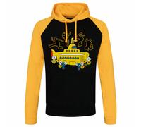 Licenza Ufficiale The Beatles - Giallo Submarine Baseball Cappuccio S-XXL Taglie