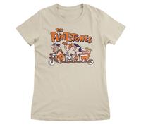 Licenza Ufficiale The Flintstones - Bicicletta T-Shirt