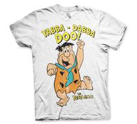 Licenza Ufficiale The Flintstones - Yabba-Dabba-Doo Uomo T-Shirt S-5XL Taglie