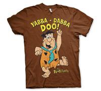 Licenza Ufficiale The Flintstones - Yabba-Dabba-Doo Uomo T-Shirt S-5XL Taglie