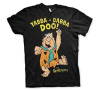 Licenza Ufficiale The Flintstones - Yabba-Dabba-Doo Uomo T-Shirt S-5XL Taglie