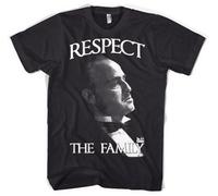 Licenza Ufficiale The Godfather - Respect Il Famiglia 3XL,4XL,5XL Uomo T-Shirt