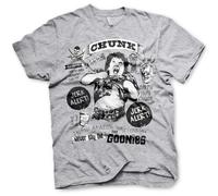 Licenza Ufficiale The Goonies Chunk Jerk Alert Uomo T-Shirt S-5XL Taglie