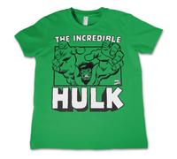Licenza Ufficiale The Incredible Hulk Unisex T-Shirt Età 3-12 Anni