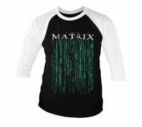 Licenza Ufficiale The Matrix Baseball 3/4 Maniche T-SHIRT S-XXL Taglie