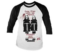 Licenza Ufficiale The Shining - Come Play Manica Lunga Baseball T-SHIRT S-XXL