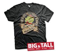 Licenza Ufficiale Tmnt - No Fetta Left Behind Big & Alto Uomo T-Shirt (Nero)
