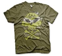 Licenza Ufficiale Tmnt - Rebel Turtle Power Uomo T-SHIRT S-XXL Taglie