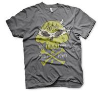 Licenza Ufficiale Tmnt - Rebel Turtle Power Uomo T-SHIRT S-XXL Taglie